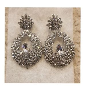 Silver Earrings.